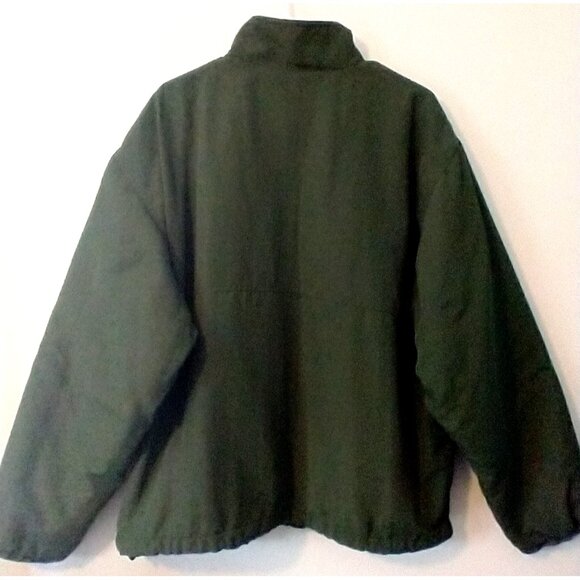 Duluth Trading Co. Men's Jacket Full Zip Green Nylon Fleece Lined Warm Coat - XL - Picture 8 of 9